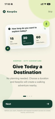 KeepGo: Urban Explor screenshot