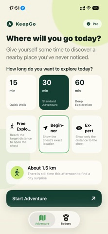 KeepGo: Urban Explor screenshot